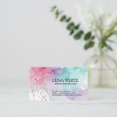 💅🏻 Nail Technician QR Visitenkarte (Stehend Vorderseite)