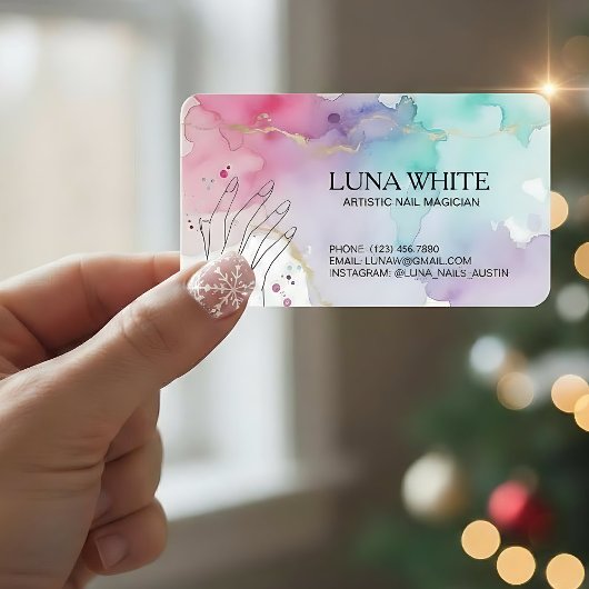 💅🏻 Nail Technician QR Visitenkarte