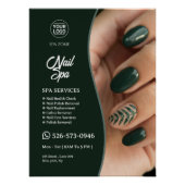 Nail Wellness-Center Custom Glossy Poster (Vorderseite)