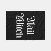 Nail Witch Manicurist Halloween Nail Tech  Fleecedecke (Vorderseite (Horizontal))