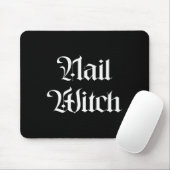 Nail Witch Manicurist Halloween Nail Tech Mousepad (Mit Mouse)