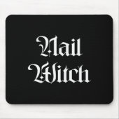 Nail Witch Manicurist Halloween Nail Tech Mousepad (Vorne)