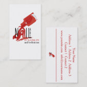 NailArt - Visitenkarte (Vorne/Hinten)