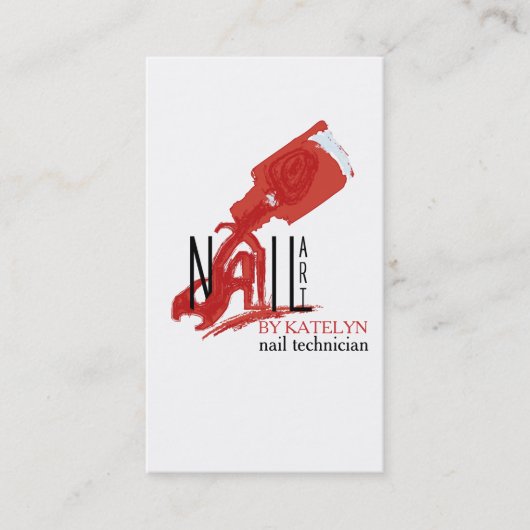 NailArt - Visitenkarte (Vorderseite)