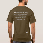 "Nailed it" Christliches T-Shirt (Rückseite)