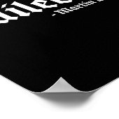 Nailed It Martin Luther Funny Reformed Theology  Poster (Ecke)