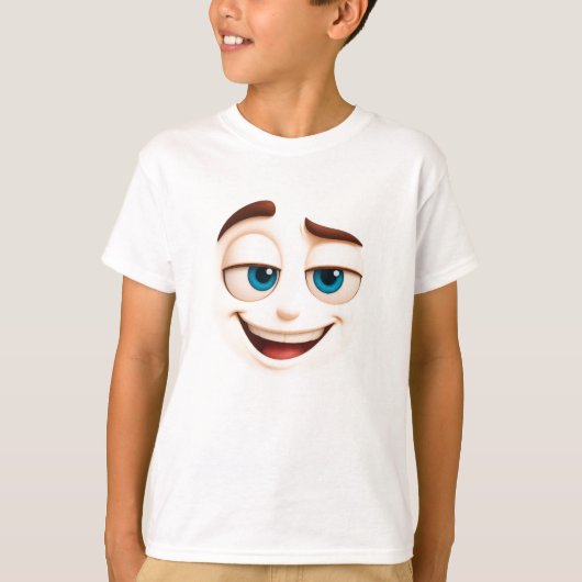 Nailed it – smug blue eyed grin T-Shirt (Vorderseite)