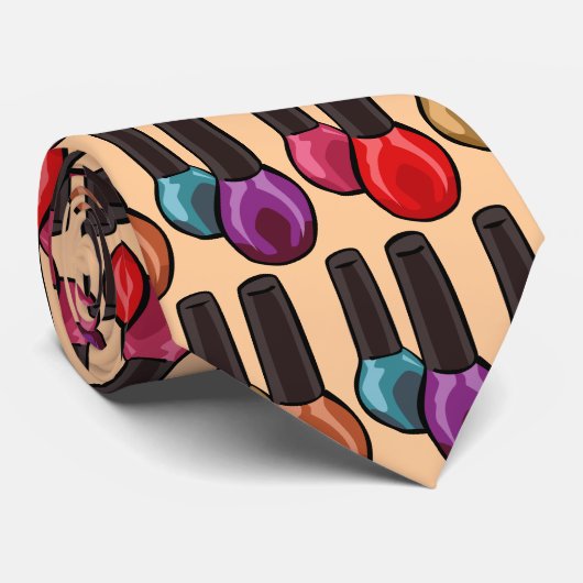 Nailpolische Krawatte (Gerollt)