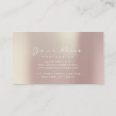 Nails Art Beauty Studio Glitzer Red BeanPearly Visitenkarte (Rückseite)