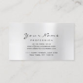 Nails Art Candy Pink Gray Manicure Pedicure Visitenkarte (Rückseite)