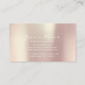 Nails Art Glitzer Glam Rosa Rose Spark Ivory Pearl Visitenkarte (Rückseite)