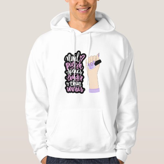 NAILS ART STYLE HOODIE (Vorderseite)