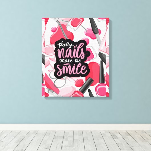 NAILS ART STYLE LEINWANDDRUCK (Insitu (Holzboden))