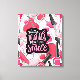 NAILS ART STYLE LEINWANDDRUCK