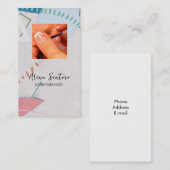 Nails Artist Business Card Visitenkarte (Vorne/Hinten)