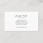 Nails Artist Dripping Rosegold Glitter Visitenkarte (Rückseite)