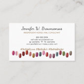 Nails Artist Makeup Visitenkarte (Rückseite)