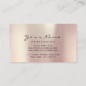 Nails Artist Spark Rose Eros Bendato Visitenkarte (Rückseite)