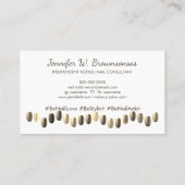 Nails Artist Visitenkarte (Rückseite)