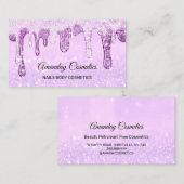 Nails Artist Wax Makeup Körperkosmetik Glitzer Visitenkarte (Vorne/Hinten)