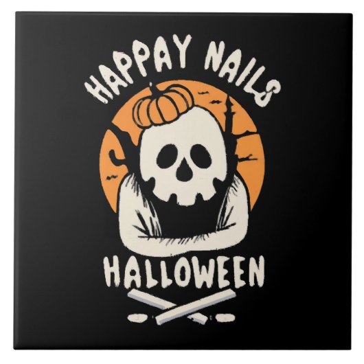 Nails bootischer Halloween Fliese (Vorderseite)