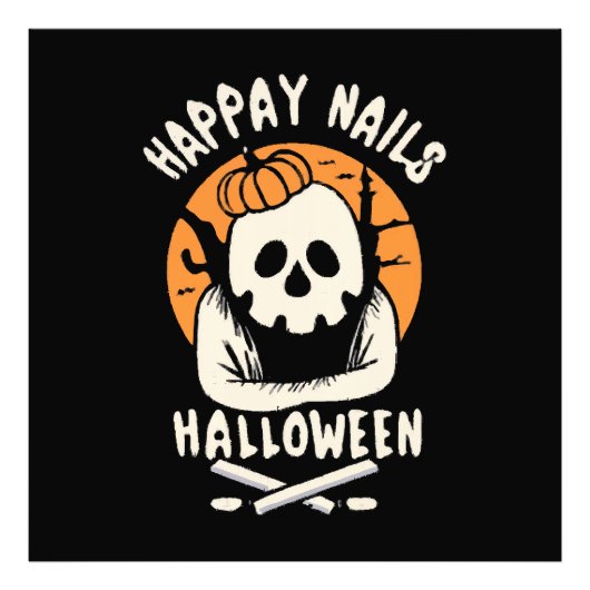 Nails bootischer Halloween Fotodruck (Vorne)