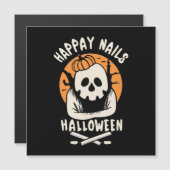 Nails bootischer Halloween Magnetkarte (Vorne/Hinten)