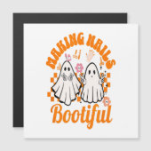 Nails bootischer Halloween Magnetkarte (Vorne/Hinten)