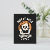 Nails bootischer Halloween Postkarte (Stehend Vorderseite)