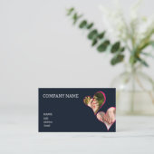 Nails DER BASIC TEMPLATE BUSINESS CARD Visitenkarte (Stehend Vorderseite)