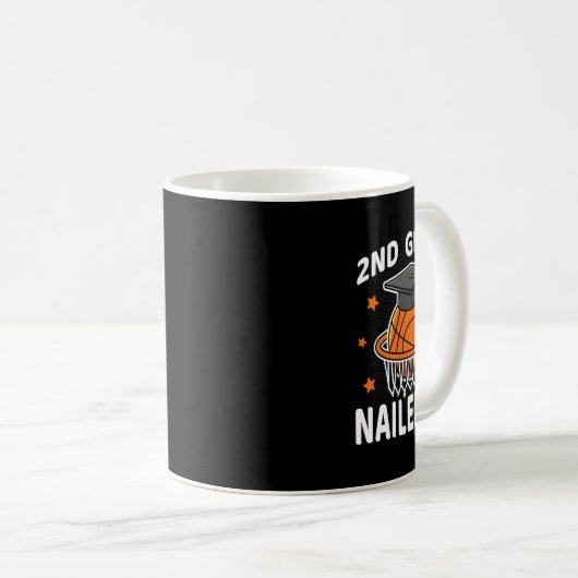 Nails It Basketball Player Abschluss B Kaffeetasse (VorderseiteRechts)