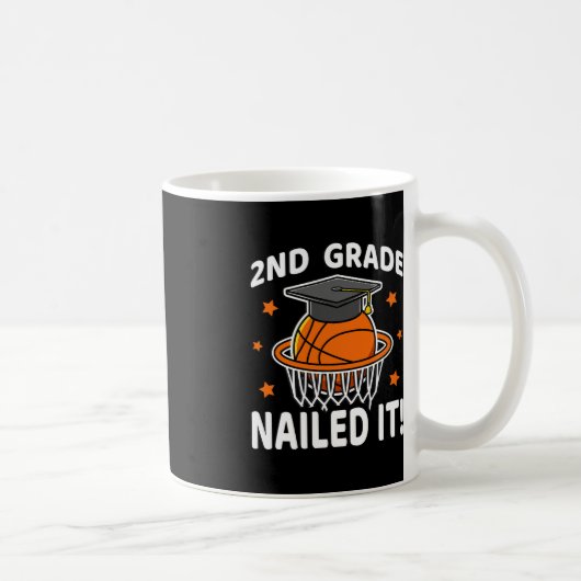 Nails It Basketball Player Abschluss B Kaffeetasse (Rechts)