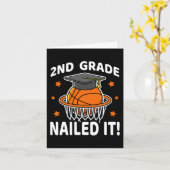Nails It Basketball Player Abschluss B Karte (Gelbe Blume)