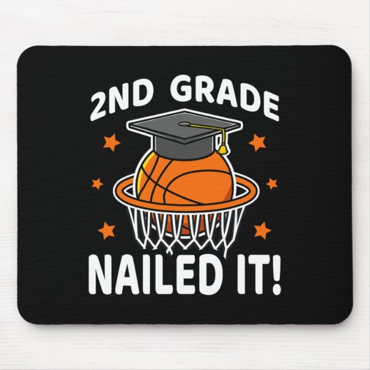 Nails It Basketball Player Abschluss B Mousepad (Vorne)