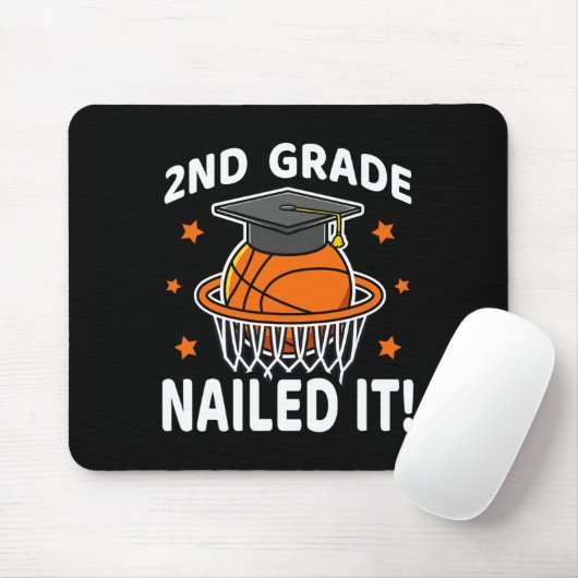 Nails It Basketball Player Abschluss B Mousepad (Mit Mouse)