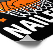 Nails It Basketball Player Abschluss B Poster (Ecke)