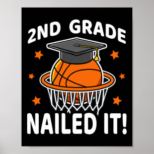 Nails It Basketball Player Abschluss B Poster