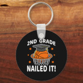 Nails It Basketball Player Abschluss B Schlüsselanhänger (Vorderseite)