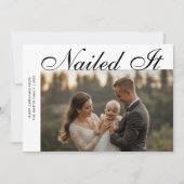 Nails It Festivals Family Weihnachtskarte Feiertagskarte (Vorderseite)