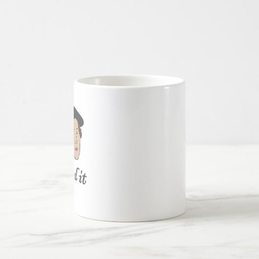 Nails It Funny Martin Luther Christliche Geschenki Kaffeetasse (Mittel)