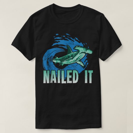 Nails It Whale Shark Fin T-Shirt (Design vorne)
