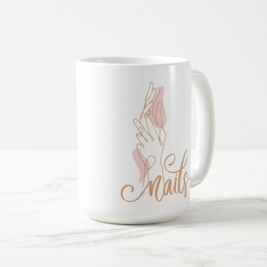 NAILS KAFFEETASSE (VorderseiteRechts)