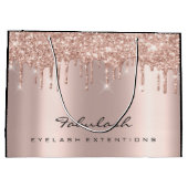 Nails Lashes Funkelnd Tropfen Makeup Beauty Bridal Große Geschenktüte (Rückseite)