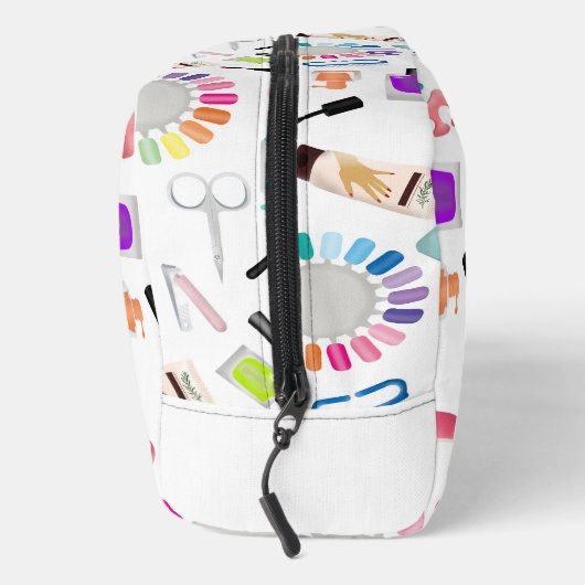 Nails Manicure Pedicure Beauty Makeup Custom Name Waschbeutel (Rechts)