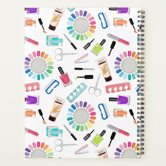 Nails Manicure Pedicure Beauty Salon Appointments Planer (Rückseite)