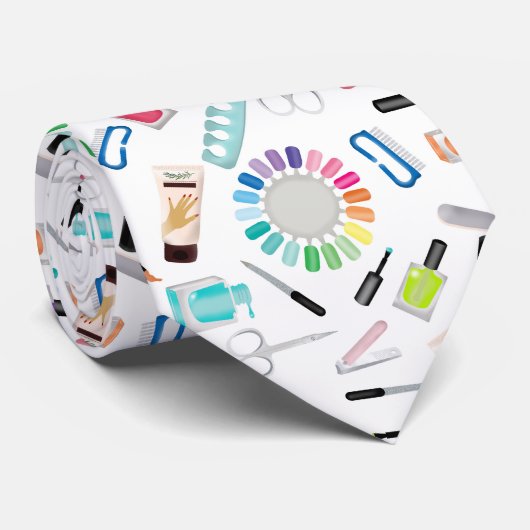 Nails Manicure Pedicure Beauty Salon Krawatte (Gerollt)