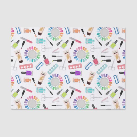 Nails Manicure Pedicure Beauty Salon Seidenpapier (Vorderseite)