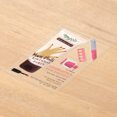 Nails Manicure Pedicure Mani Pedi Girls Birthday Acryleinladungen (Ablage )