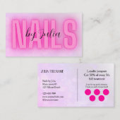 Nails mit Visitenkarte (Vorne/Hinten)