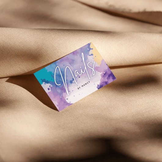 Nails Nail Artist Nail Tech Visitenkarte